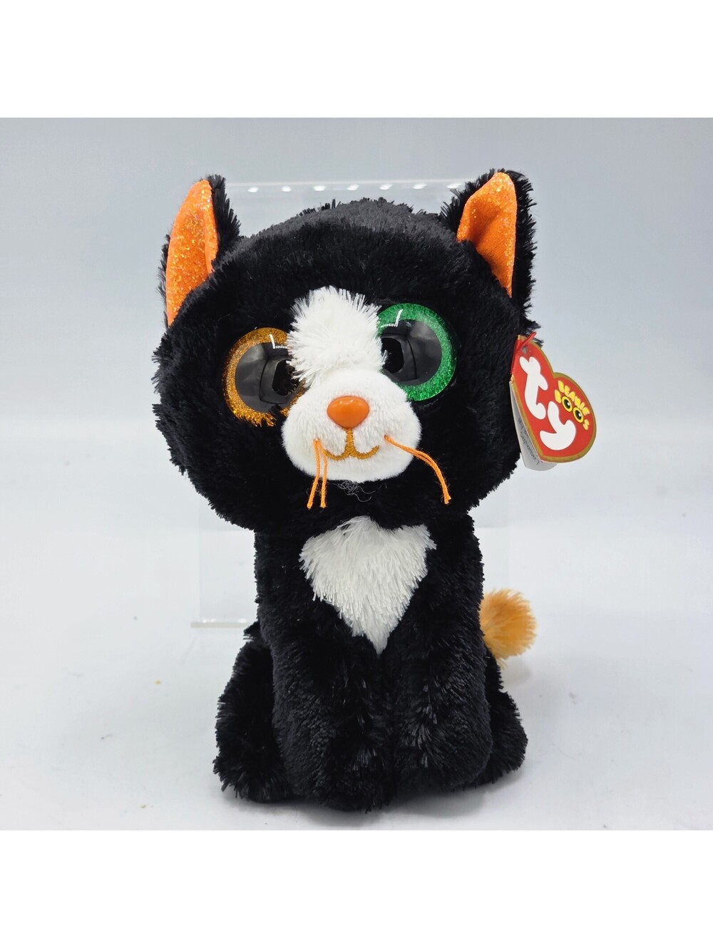 TY Beanie Boos - LUNA the Halloween Black Cat [Regular Size - 6 inch] - With Tag